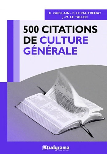 Livrenpoche : 500 citations de culture générale - G. Guislain - Livre