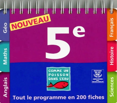 Livrenpoche : Comme un poisson dans l'eau : 5e - Collectif - Livre
