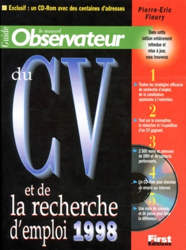 Livrenpoche : Guide du CV et de la recherche d'emploi 1998. Cd-rom - Pierre-Eric Fleury - Livre