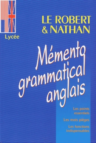 Livrenpoche : Mémento grammatical (anglais) - Collectif - Livre