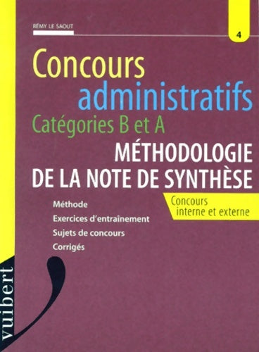 Livrenpoche : Concours administratifs - Rémy Le Saout - Livre