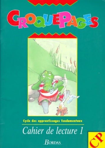 Livrenpoche : Croquepage cahier de lecture numéro 1 - Fouillade - Livre
