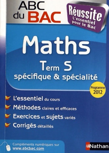 Livrenpoche : Maths Term S spécifique & spécialité - Pierre-Antoine Desrousseaux - Livre