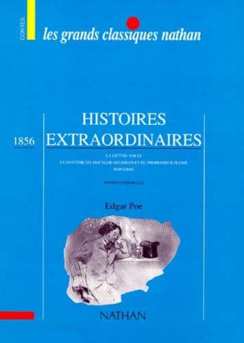 Livrenpoche : Histoires extraordinaires - Edgar Poë - Livre