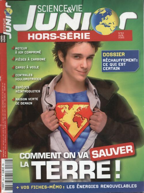 Livrenpoche : Sciences & vie junior hors série n°64 : comment on va sauver la Terre - Collectif - Livre