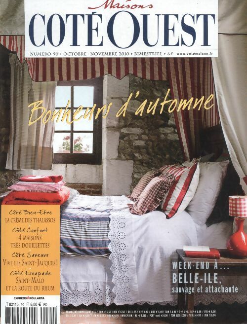 Livrenpoche : Maisons coté Ouest n°90 : bonheurs d'automne - Collectif - Livre
