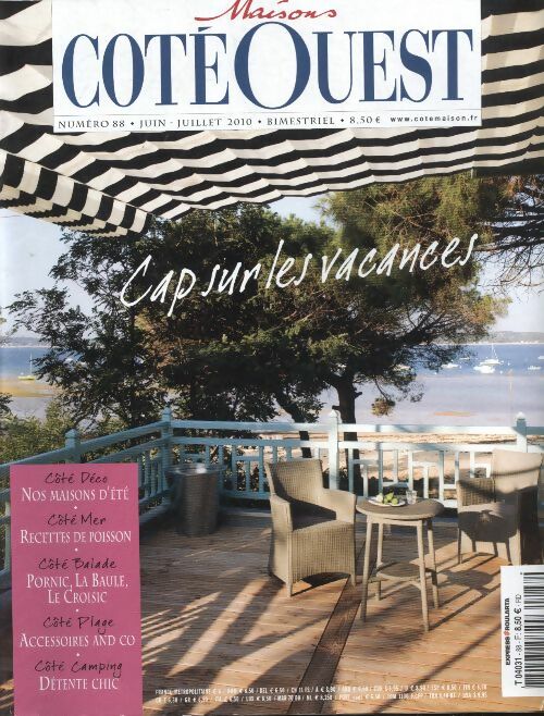 Livrenpoche : Maisons coté Ouest n°88 : cap sur les vacances - Collectif - Livre
