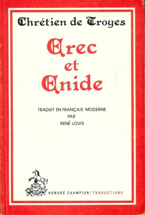 Livrenpoche : Erec et Enide - Chrétien de Troyes - Livre