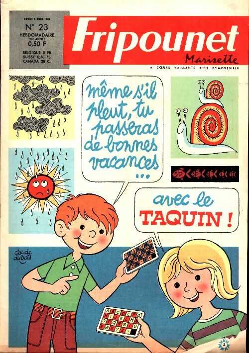 Livrenpoche : Fripounet 28e année n°23 - Collectif - Livre
