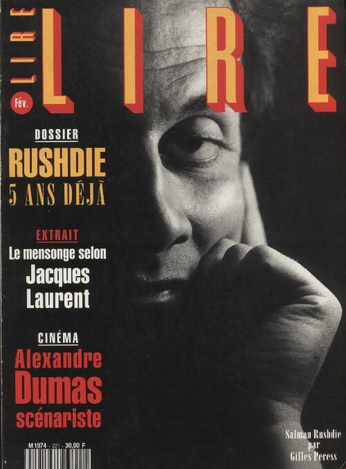 Livrenpoche : Revue Lire n°221 : Rushdie, 5 ans déjà - Collectif - Livre