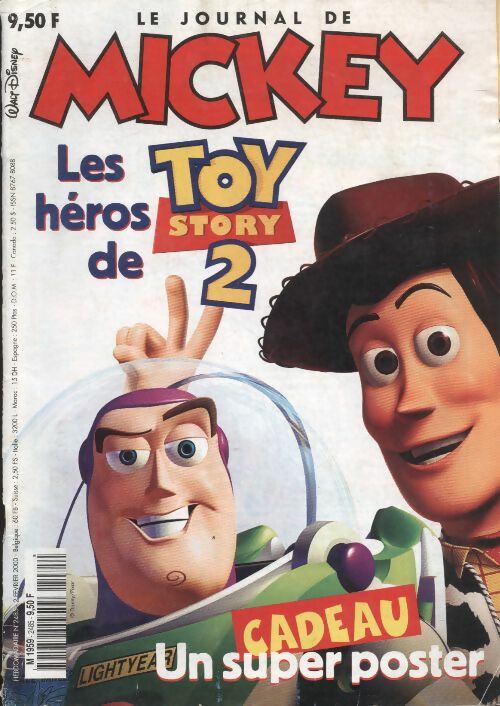 Livrenpoche : Le journal de Mickey n°2485 : les héros de toy story 2 - Collectif - Livre