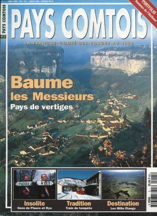 Livrenpoche : Pays Comtois n°5 : Baume les Messieurs, pays de vertiges - Collectif - Livre