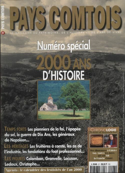 Livrenpoche : Pays Comtois n°27 : numéro spécial, 2000 ans d'Histoire - Collectif - Livre