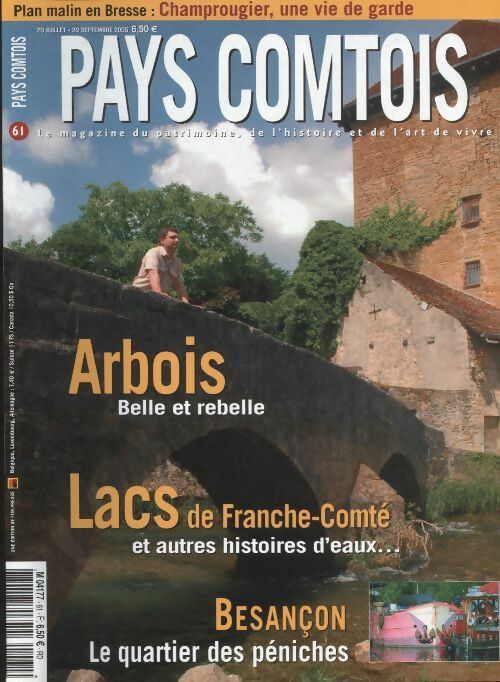 Livrenpoche : Pays Comtois n°61 : Arbois / Lacs de Franche-Comté / Besançon - Collectif - Livre