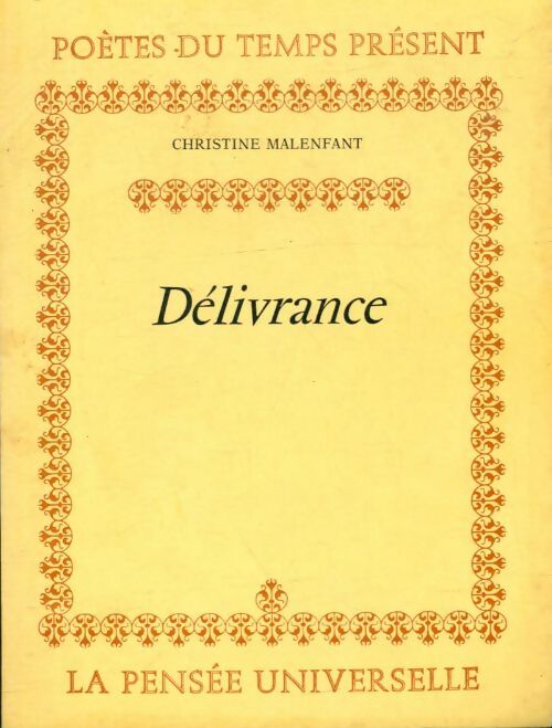 Livrenpoche : Délivrance - Christine Malenfant - Livre