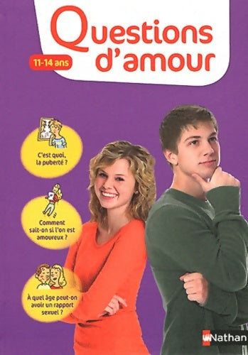 Livrenpoche : Questions d'amour 11/14 ans - Virginie Dumont - Livre