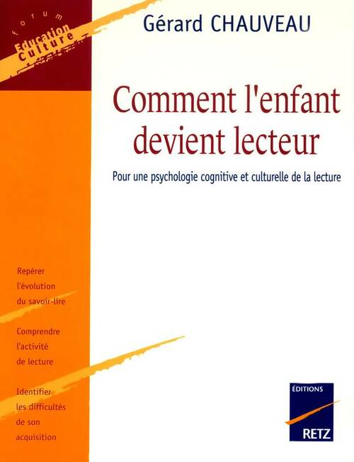 Livrenpoche : Comment enfant devient lecteur - Gérard Chauveau - Livre