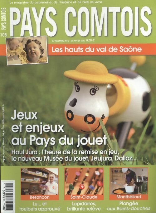 Livrenpoche : Pays Comtois n°105 : jeux et enjeux au pays du jouet - Collectif - Livre