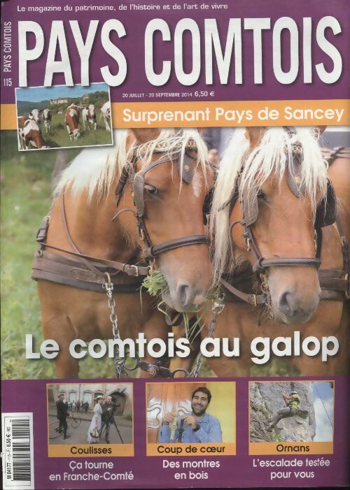 Livrenpoche : Pays Comtois n°115 : le comtois au galop - Collectif - Livre