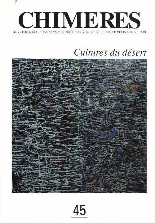 Livrenpoche : Chimères n°45 : Cultures du désert - Collectif - Livre