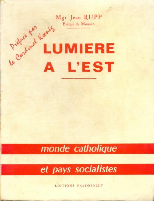 Livrenpoche : Lumière à l'est - Jean Mgr Rupp - Livre