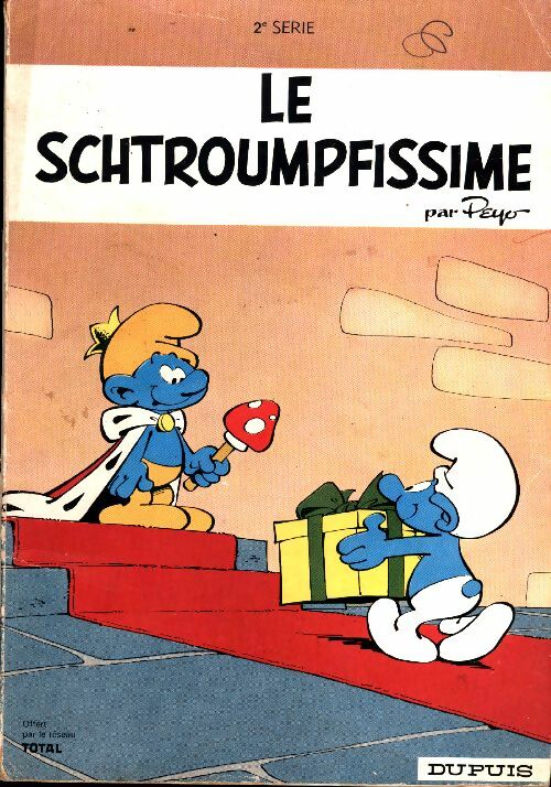 Livrenpoche : Le schtroumpfissime - Peyo - Livre