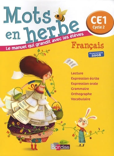 Livrenpoche : Mots en herbe CE1 2008 - Collectif - Livre