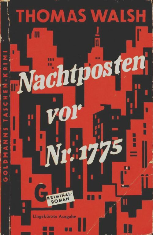 Livrenpoche : Nachtposten vor nr 1775 - Thomas Walsh - Livre