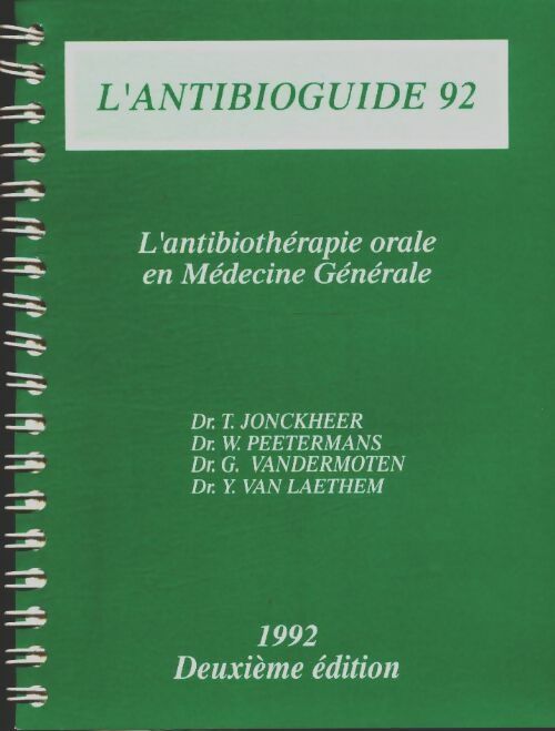 Livrenpoche : L'antibiothérapie orale en médecine générale - Collectif - Livre
