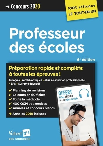 Livrenpoche : Concours professeur des écoles - crpe 2020 - préparation rapide et complète à toutes les épreuves : Tout le crpe en un seul volume session 2020 - Jean-robert Delplace - Livre