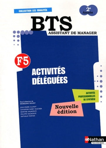 Livrenpoche : Activités deleguees f5 BTS 2 - Madeleine Doussy - Livre
