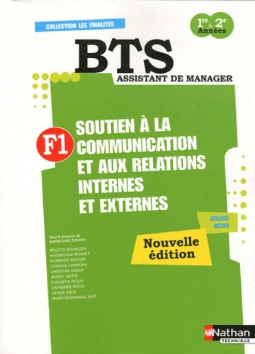 Livrenpoche : Finalité 1 - soutien à la communication et aux relations internes et externes - Brigitte Besancon - Livre