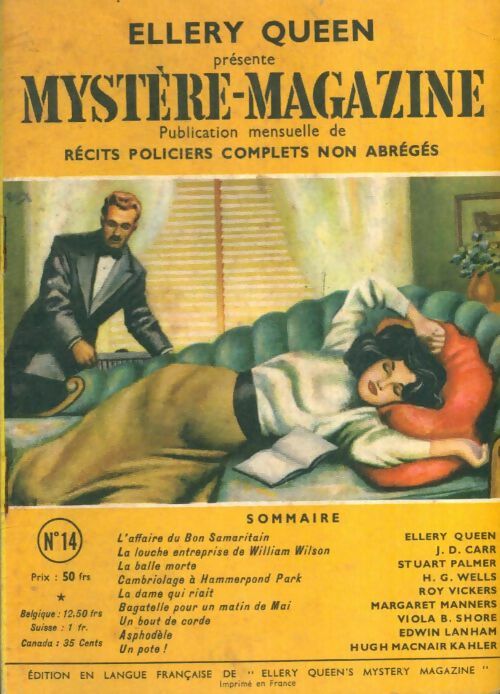 Livrenpoche : Mystère magazine n°14 - Collectif - Livre