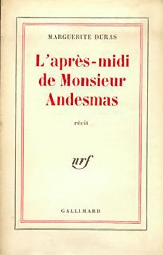 Livrenpoche : L'après-midi de Monsieur Andesmas - Marguerite Duras - Livre