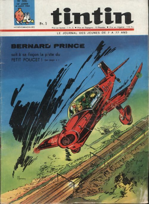 Livrenpoche : Tintin n°930 : Bernard Prince suit à sa façon la piste du petit Poucet - Collectif - Livre