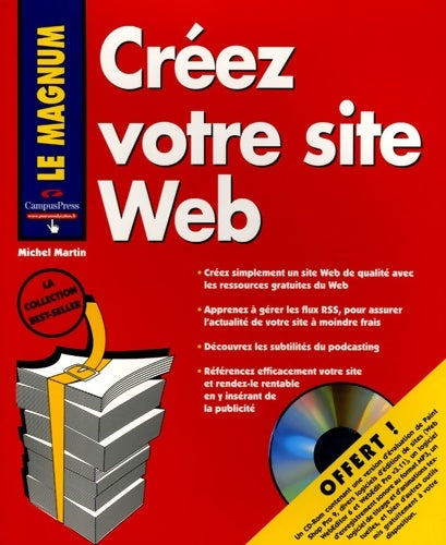 Livrenpoche : Créez votre site web (cd-rom) - Michel Martin - Livre