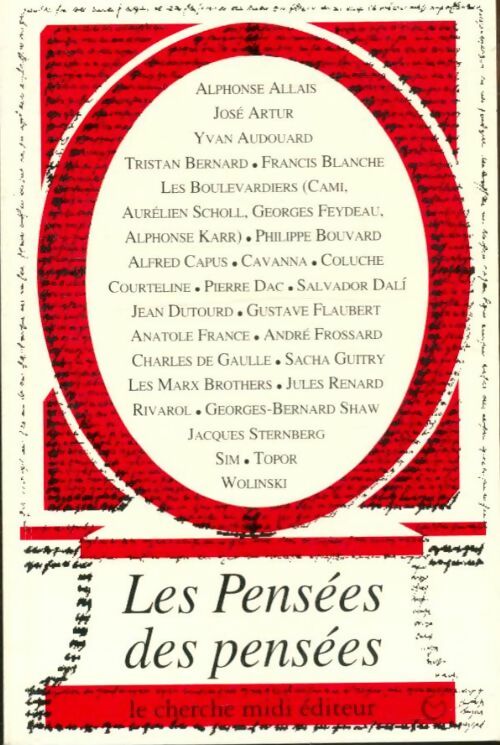Livrenpoche : Les pensées des pensées - Collectif - Livre