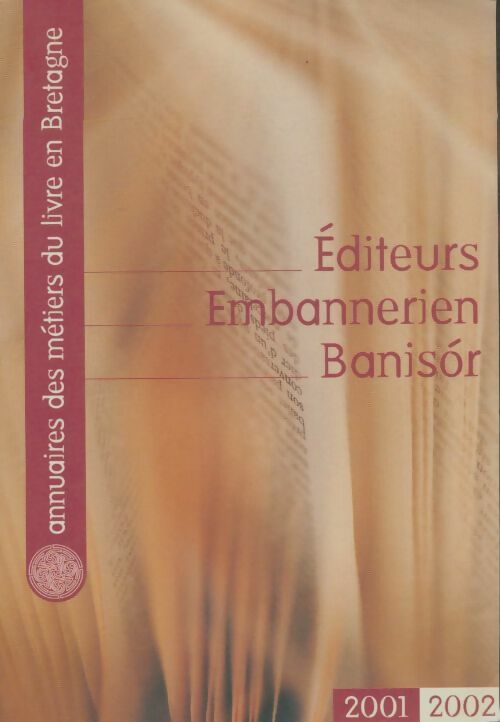 Livrenpoche : Annuaires des métiers du livre en Bretagne 2001-2002 - Collectif - Livre