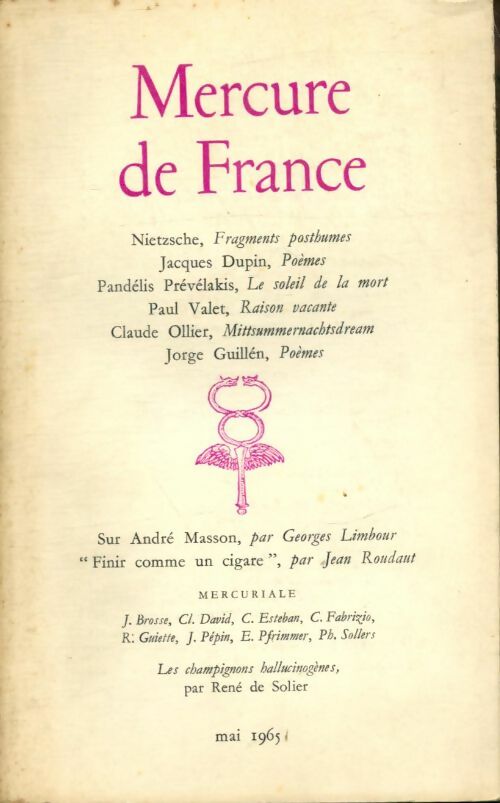 Livrenpoche : Mercure de France n°1219 - Collectif - Livre