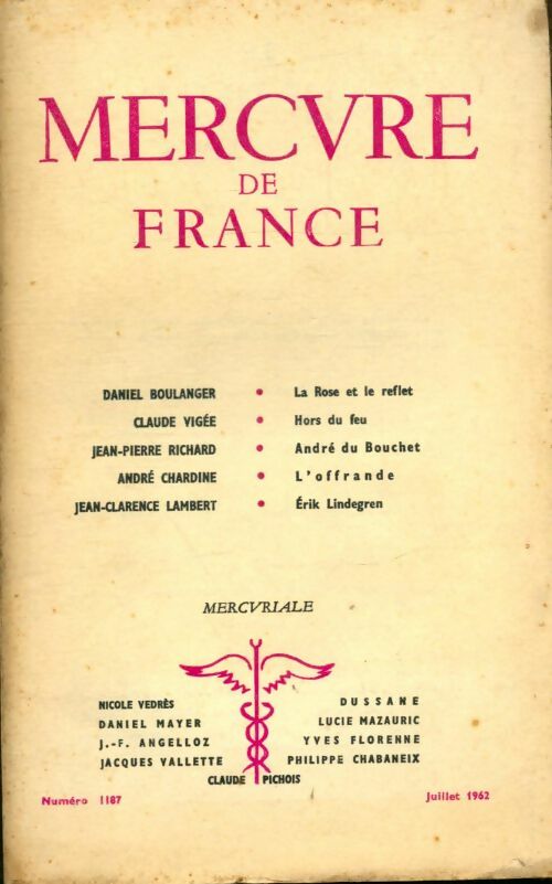 Livrenpoche : Mercure de France n°1187 - Collectif - Livre