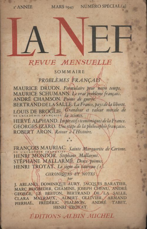 Livrenpoche : La nef - numéro spécial 4 - Collectif - Livre
