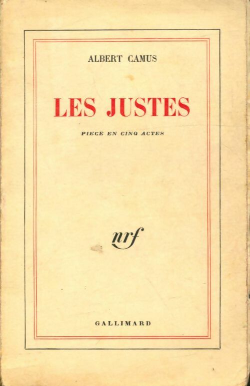 Livrenpoche : Les justes - Albert Camus - Livre