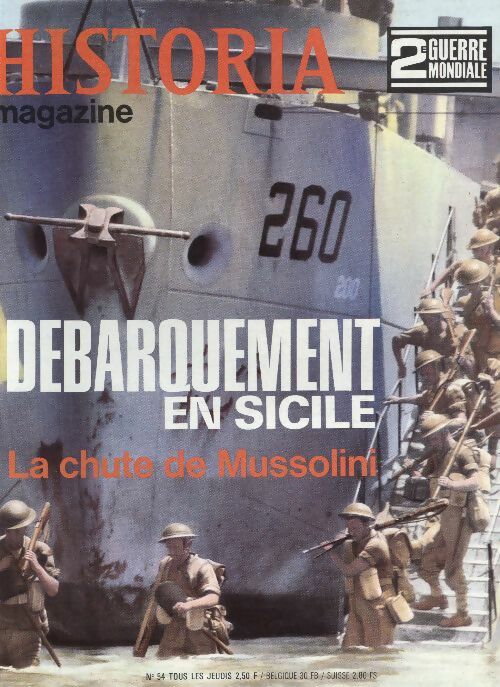 Livrenpoche : Historia 2e Guerre Mondiale n°54 : Débarquement en Sicile - Collectif - Livre