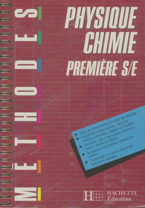 Livrenpoche : Physique-chimie 1ères S, E - Yves Talbourdel - Livre