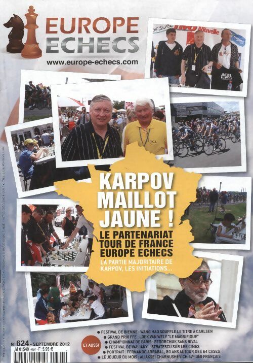 Livrenpoche : Europe Echecs n°624 : Karpov maillot jaune ! - Collectif - Livre