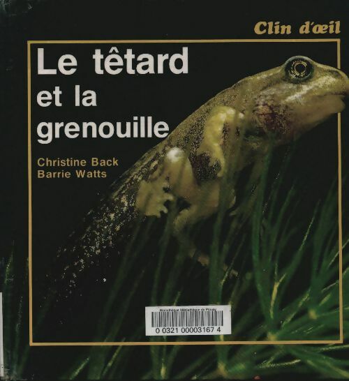 Livrenpoche : Le tetard et la grenouille - Back - Livre