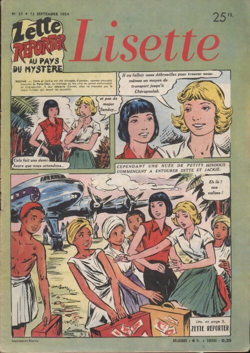 Livrenpoche : Lisette 1954 n°37 - Collectif - Livre
