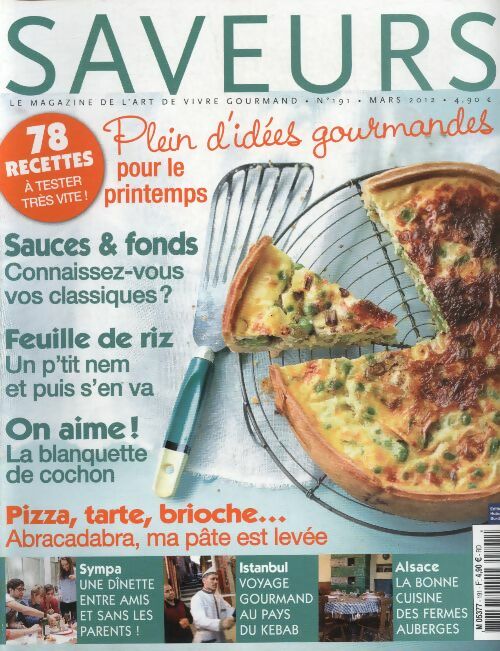 Livrenpoche : Saveurs n°191 : Plein d'idées gourmandes pour le printemps - Collectif - Livre