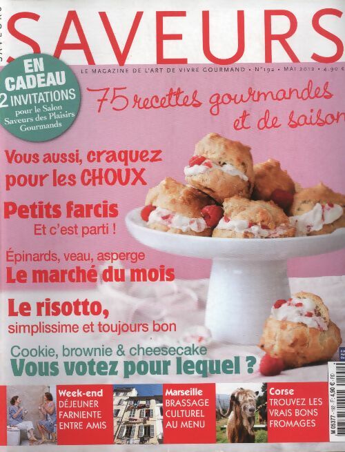 Livrenpoche : Saveurs n°192 : 75 recettes gourmandes de saison - Collectif - Livre