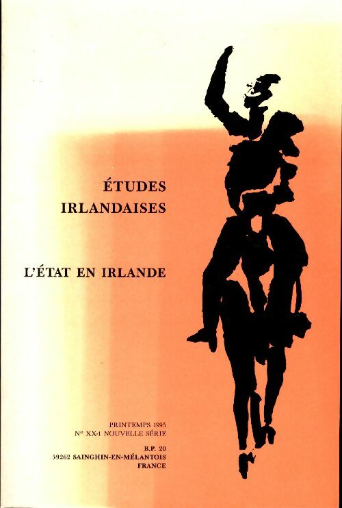 Livrenpoche : Etudes irlandaises n°XX-1 : L'état en Irlande - Collectif - Livre